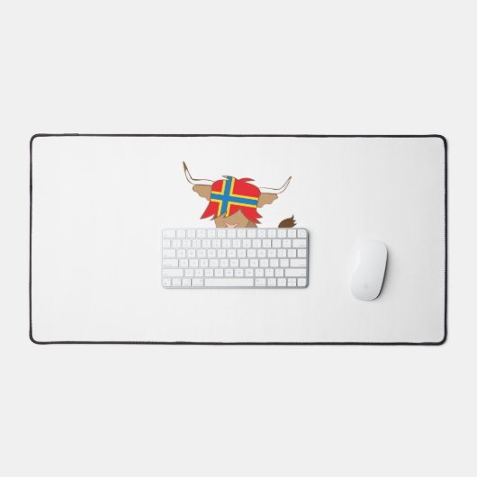 Isle of Orkney Fahne Geschenk schottischen Hochlan Schreibtischunterlage (Tastatur & Maus)