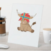 Isle of Orkney Fahne Geschenk schottischen Hochlan Sockelschild (In Situ)