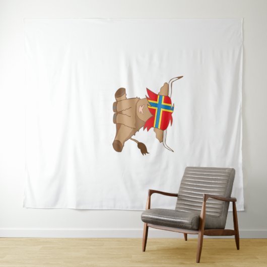 Isle of Orkney Fahne Geschenk schottischen Hochlan Wandteppich (Beispiel (Horizontal))
