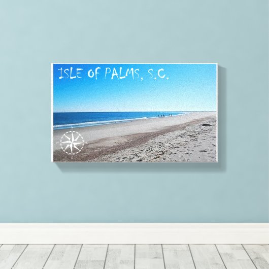Isle of Palms Leinwand Art (Insitu (Holzboden))