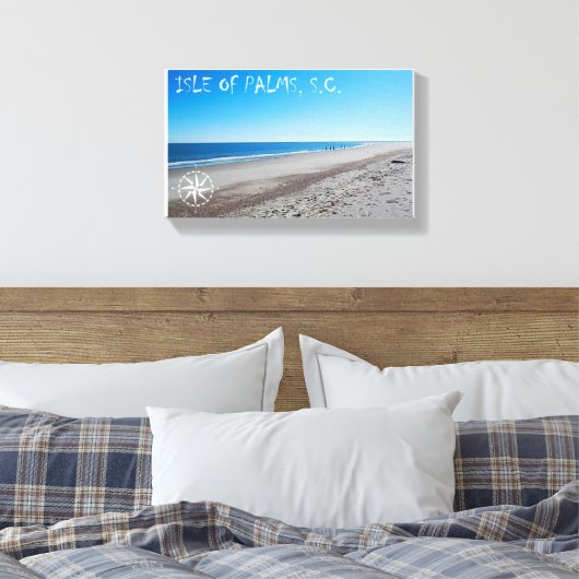 Isle of Palms Leinwand Art (Insitu (Schlafzimmer))