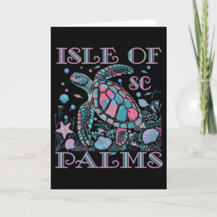 Isle Of Palms Sc Schildkrötenliebhaber Farbige Str Karte