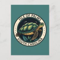 Isle of Palms South Carolina Turtle Abzeichen