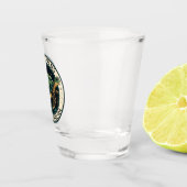 Isle of Palms South Carolina Turtle Abzeichen Schnapsglas (Rechts)