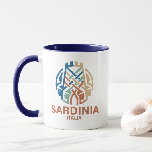 Isle of Sardinia Italy Tasse (Mit Donut)