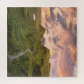 Isle of Sky Sunset Scotland Square Foto Puzzle (Horizontal)