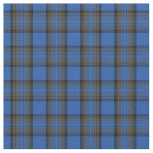  Isle of Skye Blue Tartan Kariertes Muster Stoff