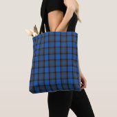  Isle of Skye Blue Tartan Kariertes Muster Tasche (Von Nahem)