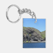 Isle of Skye Drachenkopf-Felsformation Küste Schlüsselanhänger (Vorderseite links)
