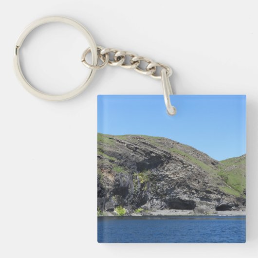 Isle of Skye Drachenkopf-Felsformation Küste Schlüsselanhänger (Vorderseite)