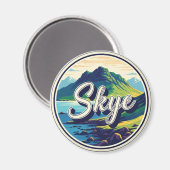 Isle of Skye Herbrides Scotland Travel Magnet (Vorderseite/Rückseite)