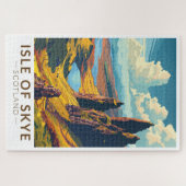 Isle of Skye Scotland Reiseart Vintag Puzzle (Horizontal)