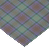 Isle of Skye Tartan Kariertes grünes Muster Tischdecke (Schrägansicht)