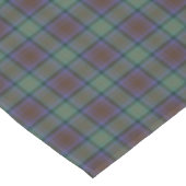 Isle of Skye Tartan Kariertes grünes Muster Tischdecke (Schrägansicht)