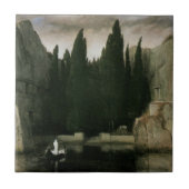 Isle of the Dead by Arnold Bocklin, Symbolismus Ar Fliese (Vorderseite)