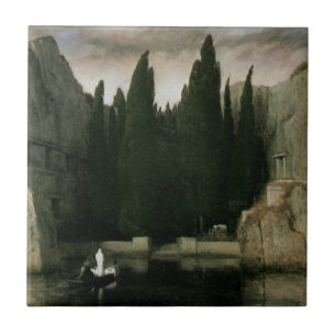 Isle of the Dead by Arnold Bocklin, Symbolismus Ar Fliese