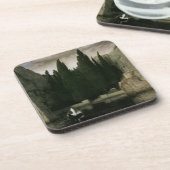 Isle of the Dead by Arnold Bocklin, Symbolismus Ar Getränkeuntersetzer (Linke Seite)