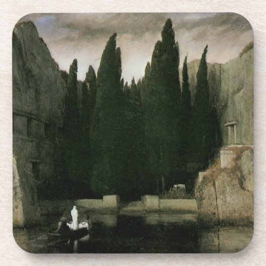 Isle of the Dead by Arnold Bocklin, Symbolismus Ar Getränkeuntersetzer (Vorderseite)