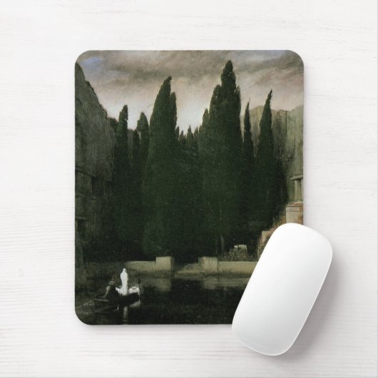 Isle of the Dead by Arnold Bocklin, Symbolismus Ar Mousepad (Mit Mouse)