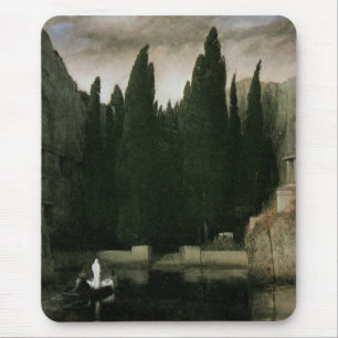 Isle of the Dead by Arnold Bocklin, Symbolismus Ar Mousepad