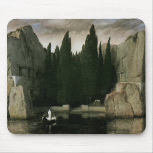 Isle of the Dead by Arnold Bocklin, Symbolismus Ar Mousepad