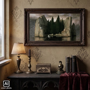 Isle of the Dead by Arnold Bocklin, Symbolismus Ar Poster