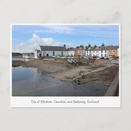 Isle of Whithorn Harbour, Galloway, Schottland Postkarte (Vorderseite)