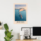 Isle of Wight AONB Reiseplakat Poster (Heimbüro)