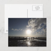 Isle of Wight Beach Postkarte (Vorne/Hinten)