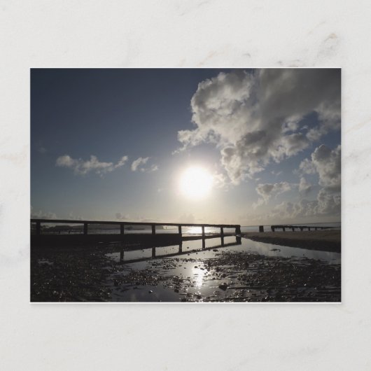 Isle of Wight Beach Postkarte (Vorderseite)