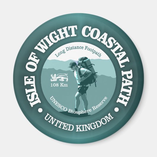 Isle of Wight Coastal Path (T) Magnet (Vorne)