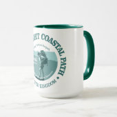 Isle of Wight Coastal Path (T) Tasse (VorderseiteRechts)