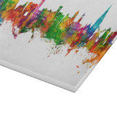 Isle of Wight England Skyline Schneidebrett (Ecke)