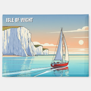 Isle of Wight England Travel Magnet