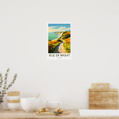 Isle of Wight England Travel Print Poster (Küche)