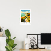 Isle of Wight England Travel Print Poster (Heimbüro)
