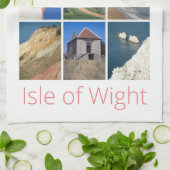 Isle of Wight Geschirrtuch (Gefaltet)