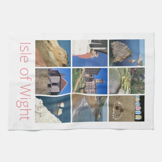 Isle of Wight Geschirrtuch (Horizontal)