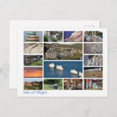 Isle of Wight Multi-Image 2 Postkarte (Vorne/Hinten)