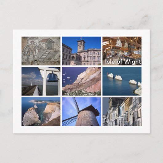 Isle of Wight Postkarte (Vorderseite)