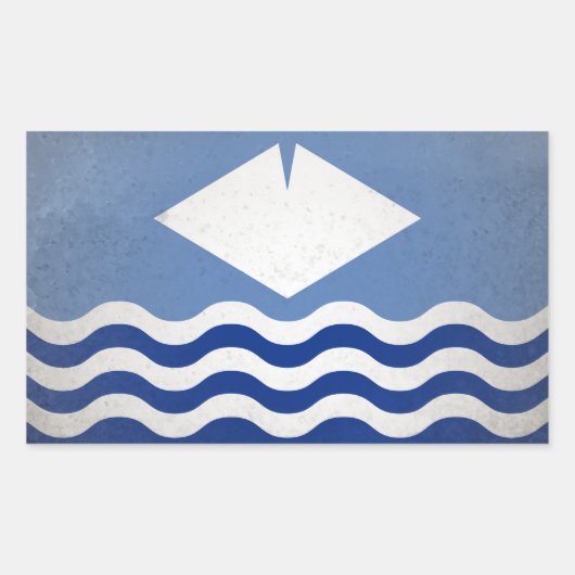 Isle of Wight Rechteckiger Aufkleber (Vorderseite)