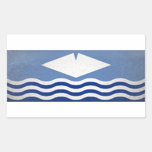 Isle of Wight Rechteckiger Aufkleber