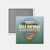 Isle Royale (Arrowhad) Magnet (Vorderseite/Rückseite)