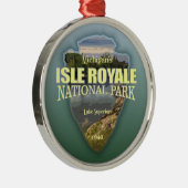 Isle Royale (Arrowhead) Ornament Aus Metall (Rechts)