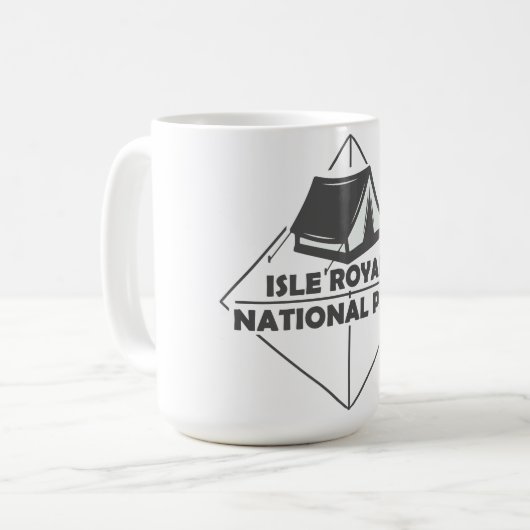 Isle Royale - Michigan Kaffeetasse (Vorderseite Links)