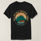 Isle Royale Michigan Nationalpark Tshirts (Design vorne)