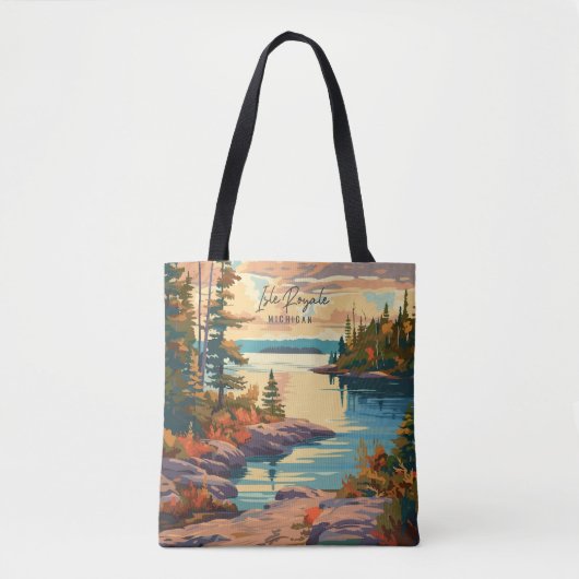 Isle Royale Michigan Tasche (Vorderseite)