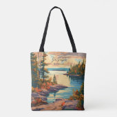 Isle Royale Michigan Tasche (Rückseite)