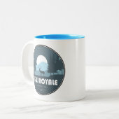 Isle Royale National Park Deer Zweifarbige Tasse (Vorderseite Links)