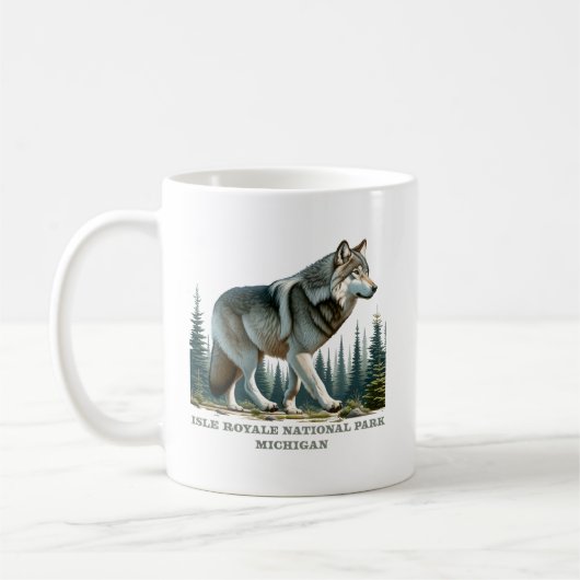 Isle Royale National Park, Michigan Kaffeetasse (Links)